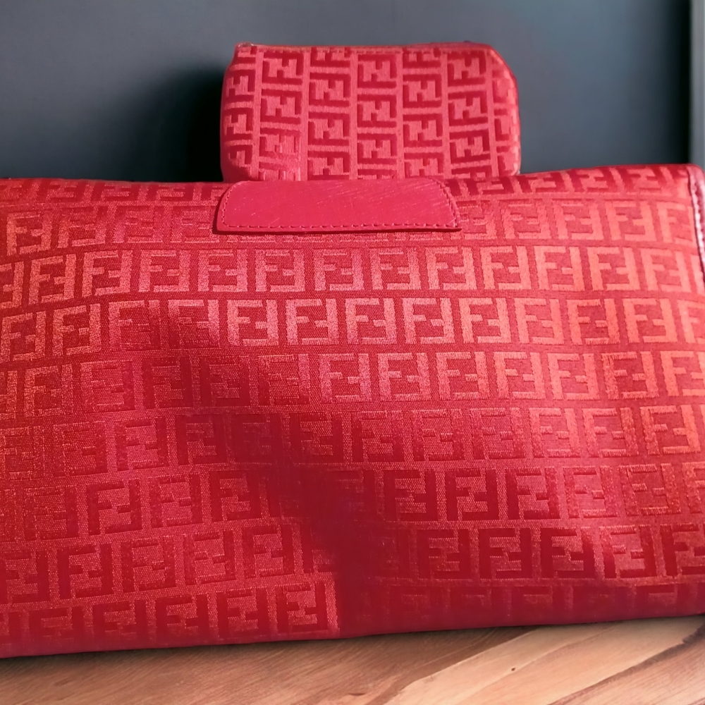 Vintage fendi clutch and wallet - Picture 4 of 5